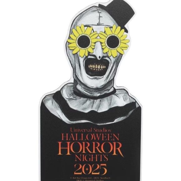 Universal Halloween Horror Night HHN 2025 Terrifier Art The Clown Magnet - Picture 1 of 1